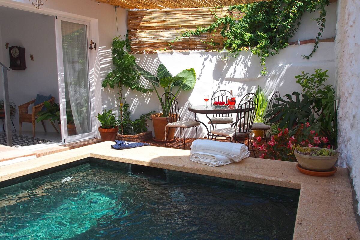El Patio De Lola An Andalusian Village House With Green Marble Splash Pool Precios Promociones Y Comentarios Expedia Com