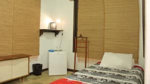 Minibar, blackout drapes, iron/ironing board