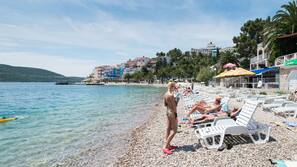 On the beach, beach bar