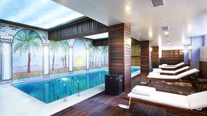Indoor pool, outdoor pool