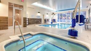 Indoor spa bath