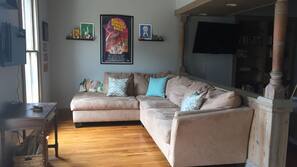 Flat-screen TV, video-game console, Netflix, streaming services