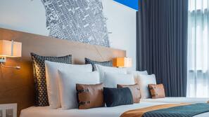 Minibar, in-room safe, desk, blackout curtains