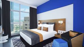 Minibar, in-room safe, desk, blackout curtains