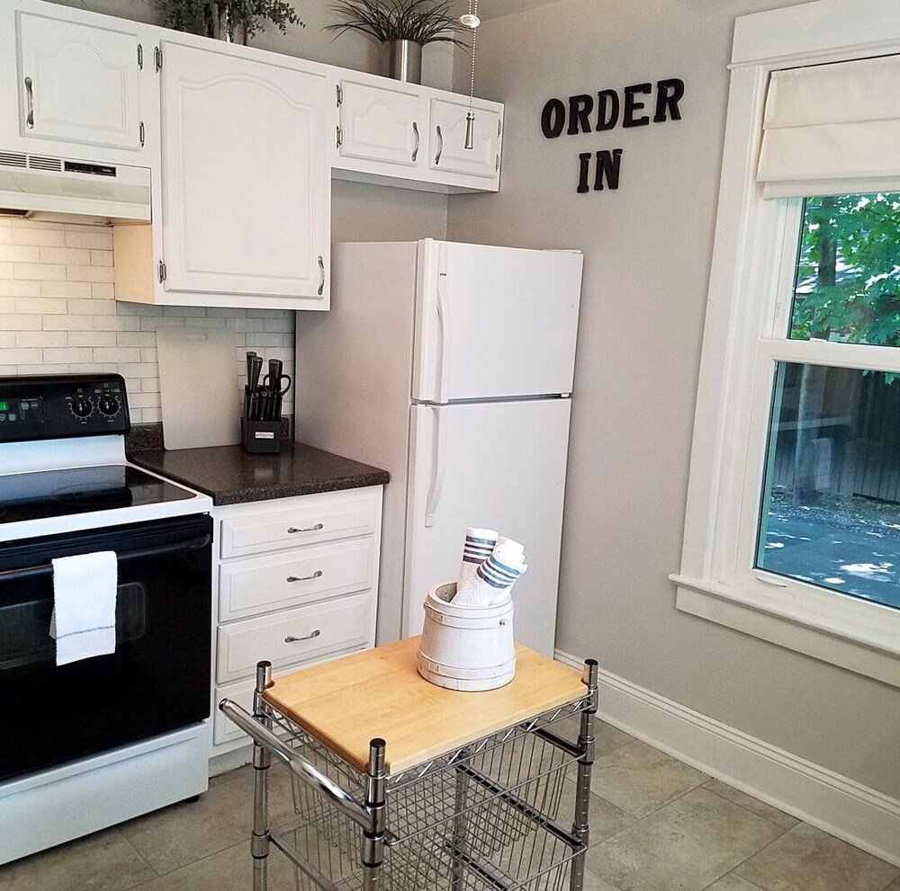 Private kitchen, Charming East side-Marquette Home Convenient to Beach, Nmu & Hospital