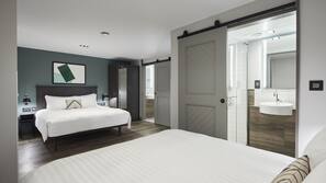 In-room safe, desk, laptop workspace, iron/ironing board