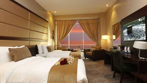 Minibar, in-room safe, desk, blackout curtains
