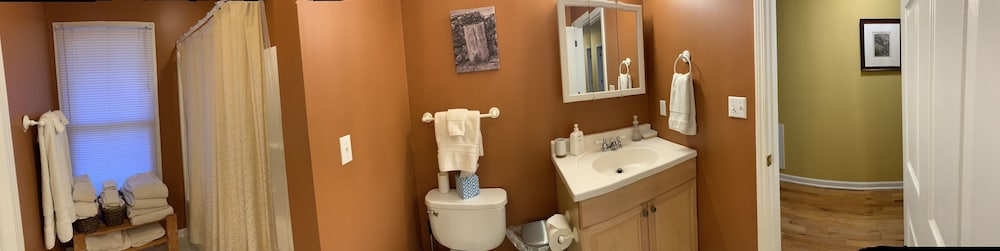 Luxury cabin overlooking large trout pond at former summer camp .. Come and play