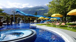 4 Innenpools, 5 Außenpools