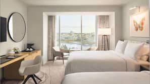Hypo-allergenic bedding, in-room safe, desk, iron/ironing board
