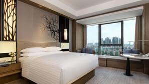 Premium bedding, minibar, in-room safe, desk