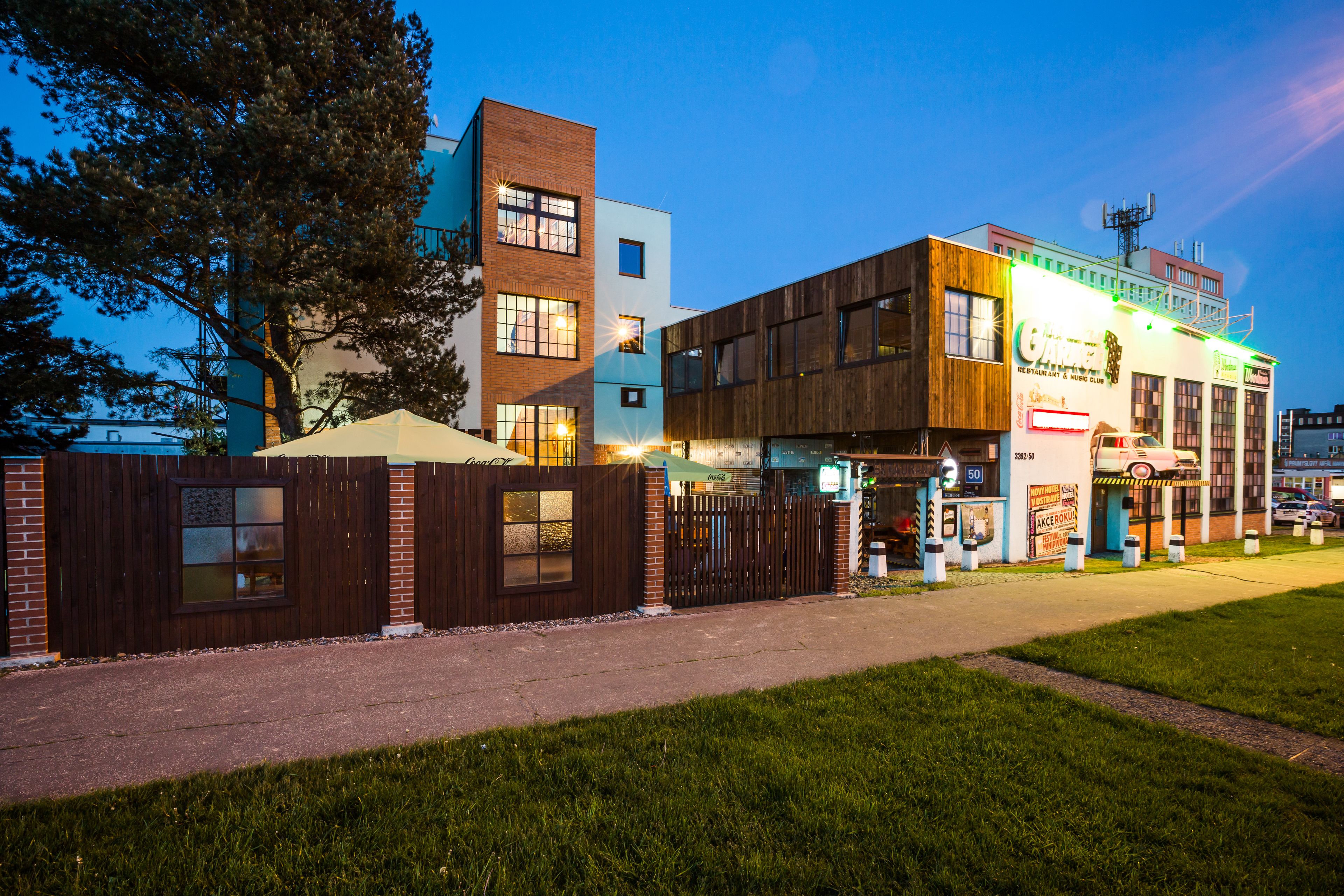 Retro Hotel Garage in Ostrava, Czech Republic