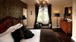 Premium bedding, individually decorated, individually furnished
