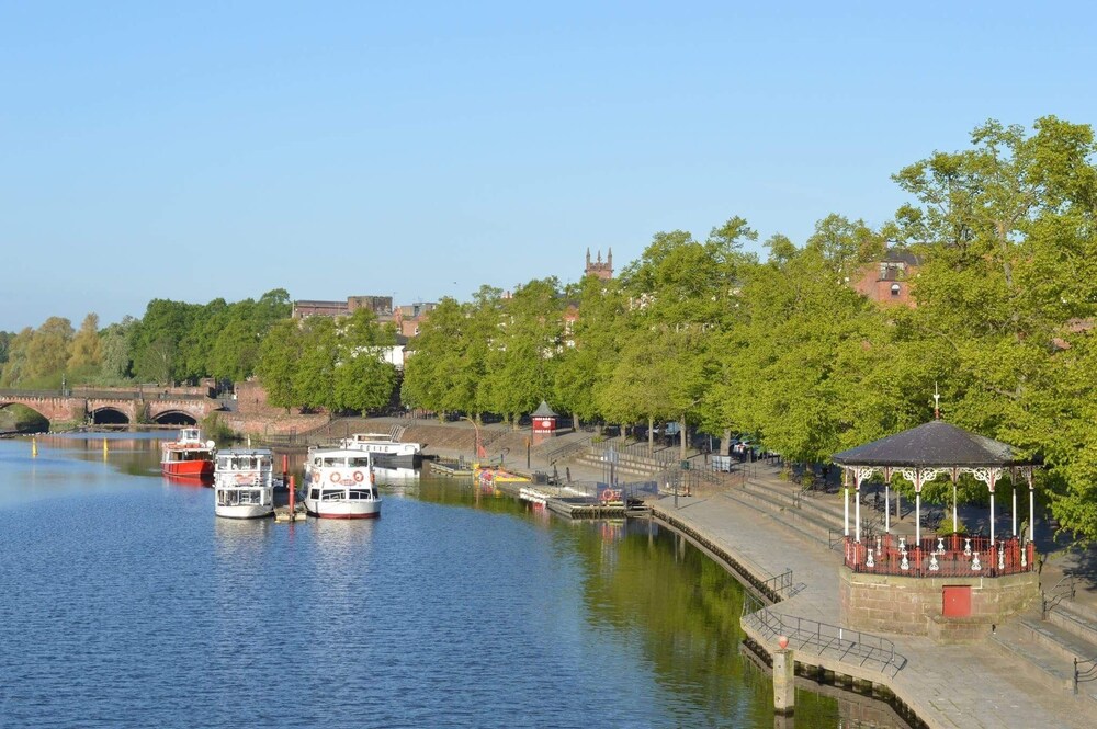 Luxury chapel apartment within Chester city walls, with parking. Deals