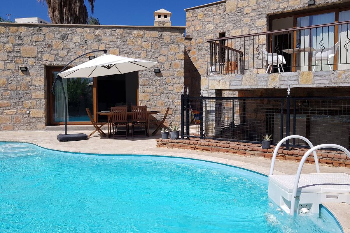 luxury bodrum villa with private pool