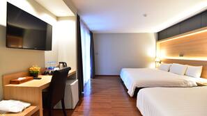 Minibar, in-room safe, desk, blackout drapes