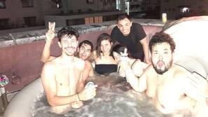 Bain à remous extérieur