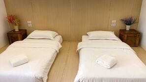Egyptian cotton sheets, pillowtop beds, in-room safe, free WiFi