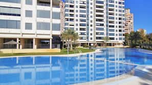 Indoor pool, seasonal outdoor pool