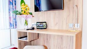Schreibtisch, kostenloses WLAN
