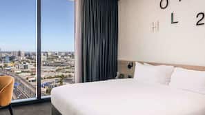 Pillowtop beds, minibar, in-room safe, desk