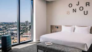 Pillowtop beds, minibar, in-room safe, desk