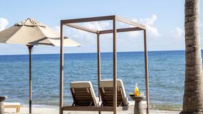Plage, sable blanc