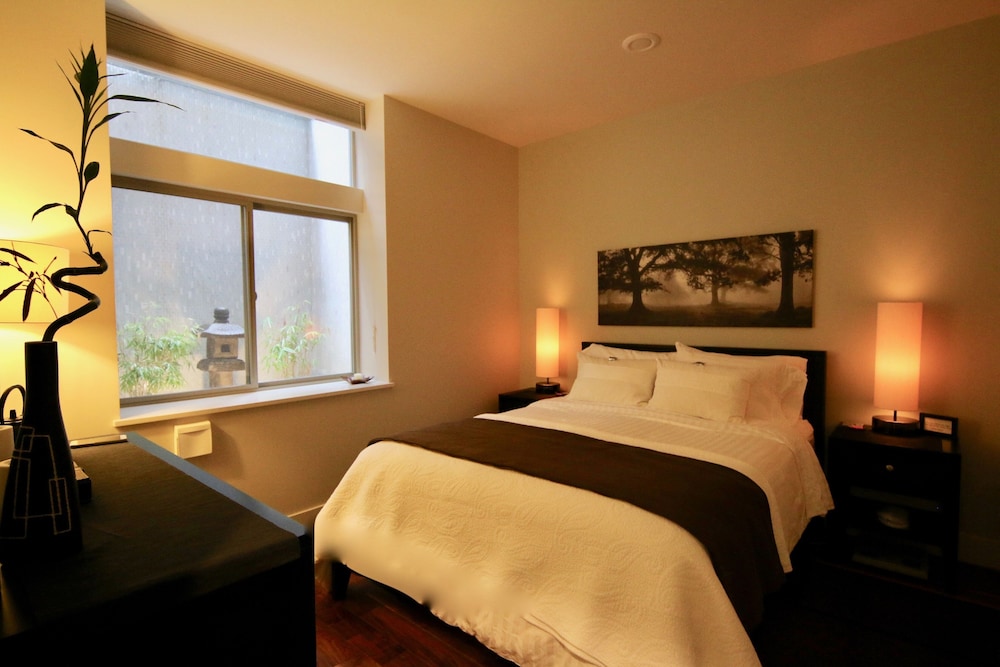 Serene Zen Inspired Suite With Private Patio In Seattle Hotel