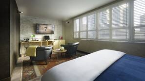 Premium bedding, in-room safe, desk, soundproofing