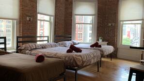 Individually decorated, individually furnished, WiFi, linens