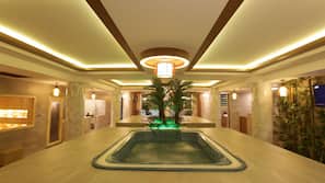 Indoor spa bath