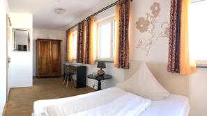 Hypo-allergenic bedding, individually decorated, individually furnished