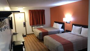 Desk, free WiFi, linens