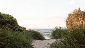 On the beach