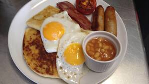 Free daily full breakfast
