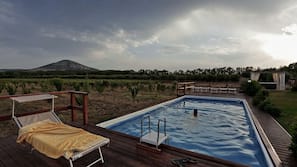 Indoor pool, seasonal outdoor pool, pool umbrellas, sun loungers