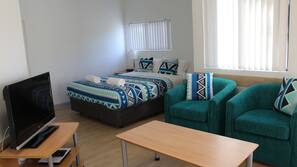 In-room safe, iron/ironing board, free WiFi, linens