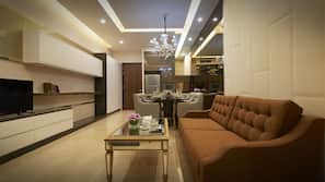 In-room safe, blackout curtains, iron/ironing board, free WiFi