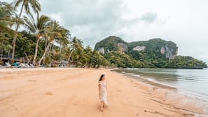 Private beach, sun-loungers, beach umbrellas, beach massages