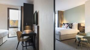 In-room safe, desk, blackout curtains, iron/ironing board