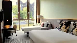 In-room safe, desk, blackout curtains, iron/ironing board