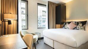 In-room safe, desk, blackout curtains, iron/ironing board