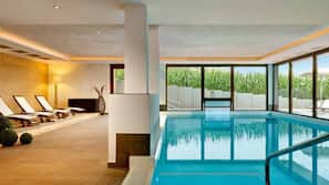 Indoor pool, outdoor pool