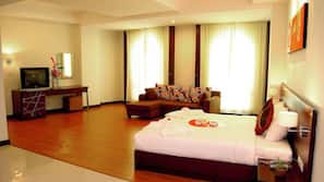 Minibar, màn/rèm cản sáng, giường gấp/giường phụ (phụ phí)