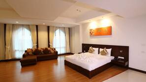Minibar, màn/rèm cản sáng, giường gấp/giường phụ (phụ phí)