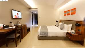 Premium bedding, pillow top beds, minibar, in-room safe