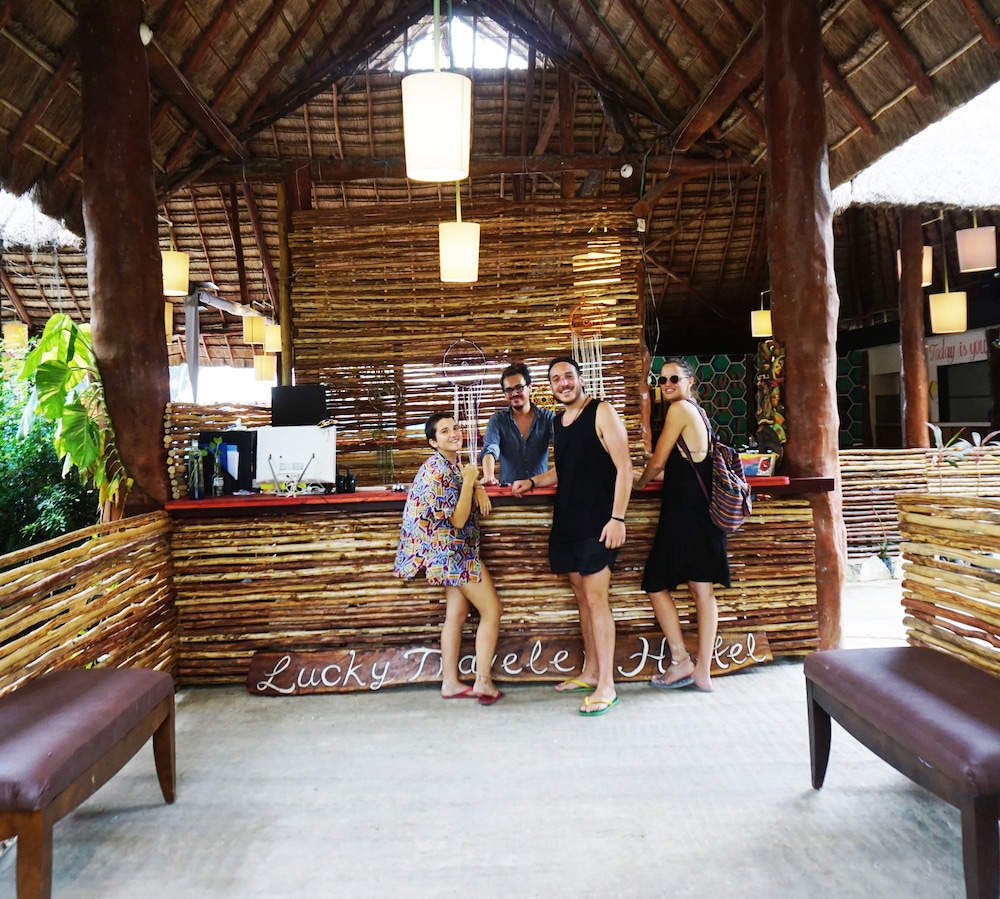 Lucky Traveler Hostel All Inclusive 2019 Room Prices 102 Deals Hotel Front Evening Night Featured Image Reception