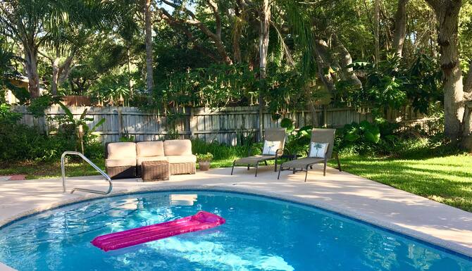 Walk To Beach Family Beach House Game Room Water View In Daytona Beach Fl Expedia