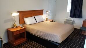 Desk, blackout drapes, iron/ironing board, free WiFi