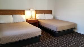 Desk, blackout drapes, iron/ironing board, free WiFi